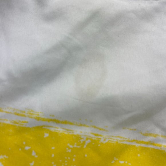 Vintage Corona Extra Beer Swim Trunks Men Medium M White Yellow Blue Stripes 90s - Picture 8 of 13